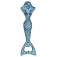thumbnail image 1 of Handcrafted Model Ships K-623-light-blue 7 in. Cast Iron Resting Mermaid Bottle Opener - Rustic Light Blue Whitewashed, 1 of 1