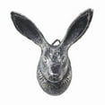 thumbnail image 1 of Handcrafted Model Ships K-9037A-Silver Rustic Silver Cast Iron Decorative Rabbit Hook, 5 in., 1 of 2
