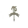 thumbnail image 1 of Handcrafted Model Ships K-9048-AG 8 x 1 x 6 in. Aged White Cast Iron Palm Tree Beach Hooks, 1 of 2