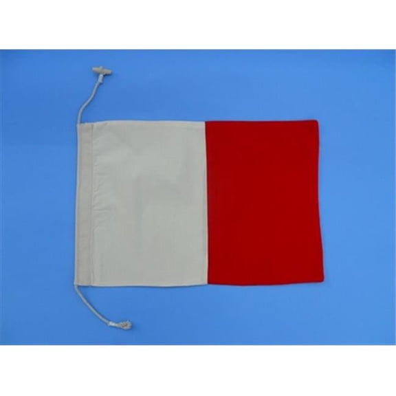 Handcrafted Model Ships Nautical-Flag-H Letter H Cloth Nautical Alphabet Flag - 20 in. Decorative Accent