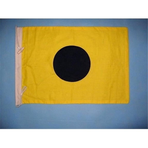 Handcrafted Model Ships Nautical-Flag-I Letter I Cloth Nautical Alphabet Flag - 20 in. Decorative Accent