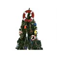 thumbnail image 1 of Handcrafted Model Ships  Red Lifering With White Bands Christmas Tree Topper Decoration, 1 of 2