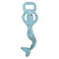 thumbnail image 1 of Handcrafted Model Ships  Rustic Light Blue Cast Iron Swimming Mermaid Bottle Opener - 7 in., 1 of 2