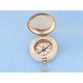 thumbnail image 1 of Handcrafted Model Ships  Solid Brass Captains Push Button Compass 3 in. Compasses Decorative Accent, 1 of 2