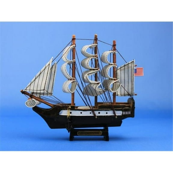 Handcrafted Model Ships Constitution-7 USS Constitution 7 in. Decorative Tall Model Ship
