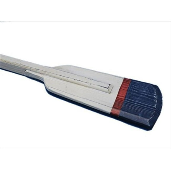 Handcrafted Model Ships Oar 36-313 Wooden Winthrop Squared Rowing Oar With Hooks 36 in. Decorative Accent