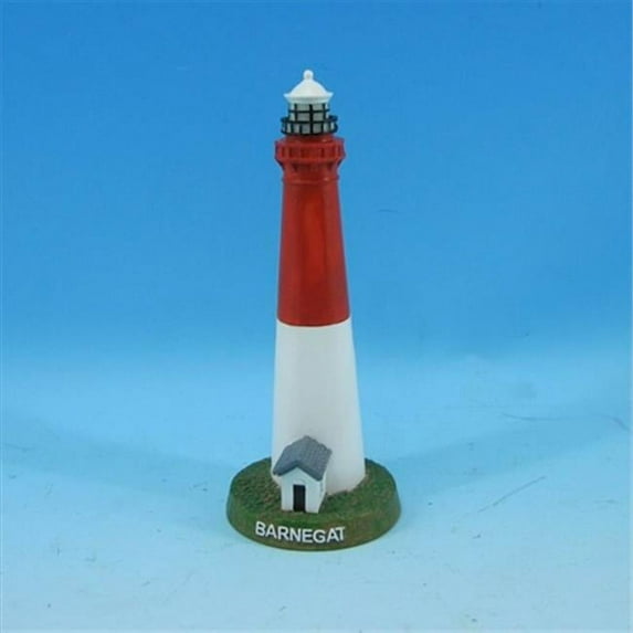 Handcrafted Model Ships Y-41648 Barnegat Lighthouse Decoration 6 in. Decorative Accent