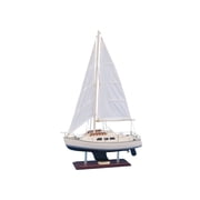 Handcrafted Model Ships Yacht 24 in. Decorative Famous Ship