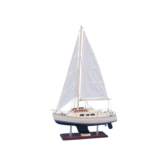 Handcrafted Model Ships Yacht 24 in. Decorative Famous Ship