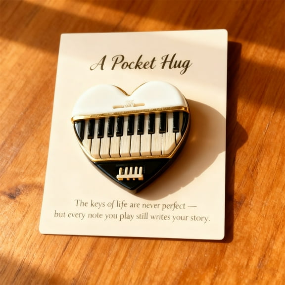 Handcrafted Music Pocket Hug Ornament Christmas Decoration Musical Figurine Soothing Melody Pocket Size Home Decor Gift Idea Emotional Support Keepsake