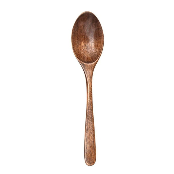 Handcrafted Natural Wooden Spoon 7.2 Inch Sturdy Kitchen Utensil for Cooking and Serving