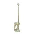 thumbnail image 1 of Handcrafted Nautical Decor Antique Seaworn Bronze Cast Iron Giraffe Paper Towel Holder 19" - Metal Art - G, 1 of 3