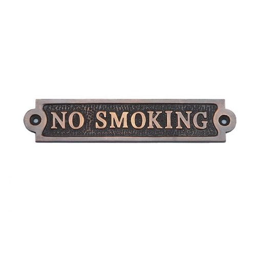 Handcrafted Nautical Decor No Smoking Wall D cor