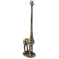 thumbnail image 1 of Handcrafted Nautical Decor Rustic Gold Cast Iron Giraffe Paper Towel Holder 19" - Decorative Cast Iron - M, 1 of 3