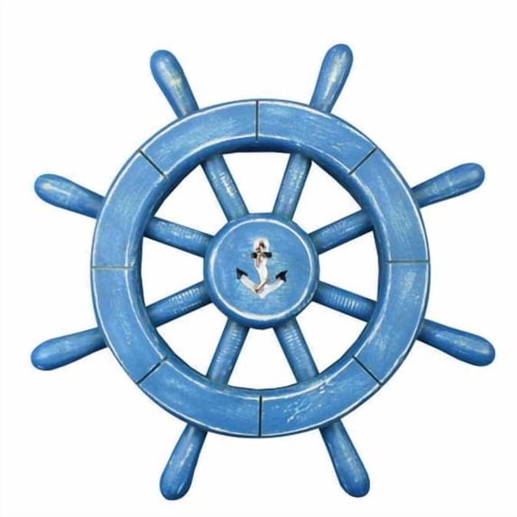 Handcrafted Nautical Decor Rustic Ship Wheel Wall D cor