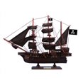 thumbnail image 1 of Handcrafted Nautical Decor Wooden Captain Kidd's Black Falcon Black Sails Pirate Ship Model 15" - Boat Dec, 1 of 1