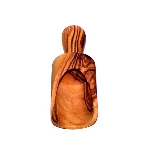 Handcrafted Olive Wood Salt Spoon or Scoop/Shovel - Small Size (Length 3 Inches)