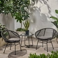 thumbnail image 1 of Handcrafted Polyethylene Rattan / Any Outdoor Setting / Comfortable Basket Chair Pair, 1 of 7