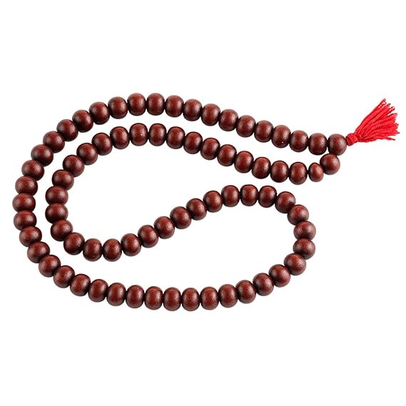 Handcrafted Processed Fragrant Sandalwood Mala Rosary Chandan Jaapmala PACK OF 2