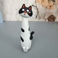 thumbnail image 1 of Handcrafted Quirky Cat Vase, Whimsical Cat Flower Vase, Funny Kitty Planter for Desk, Shelf, Boho Home Decor, Unique Gift for Cats Lovers A, 1 of 9