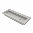thumbnail image 1 of Native Trails Nsl4819 Nativestone 48" Trough Rectangular Concrete Drop In Bathroom Sink -, 1 of 7
