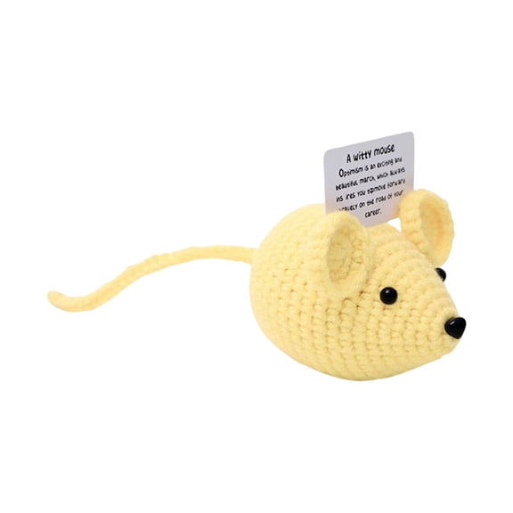 Handcrafted Red Crochet Mouse Toy for Cats Durable, Safe & Interactive Pet Play Eco-Friendly Yarn & Fun Design