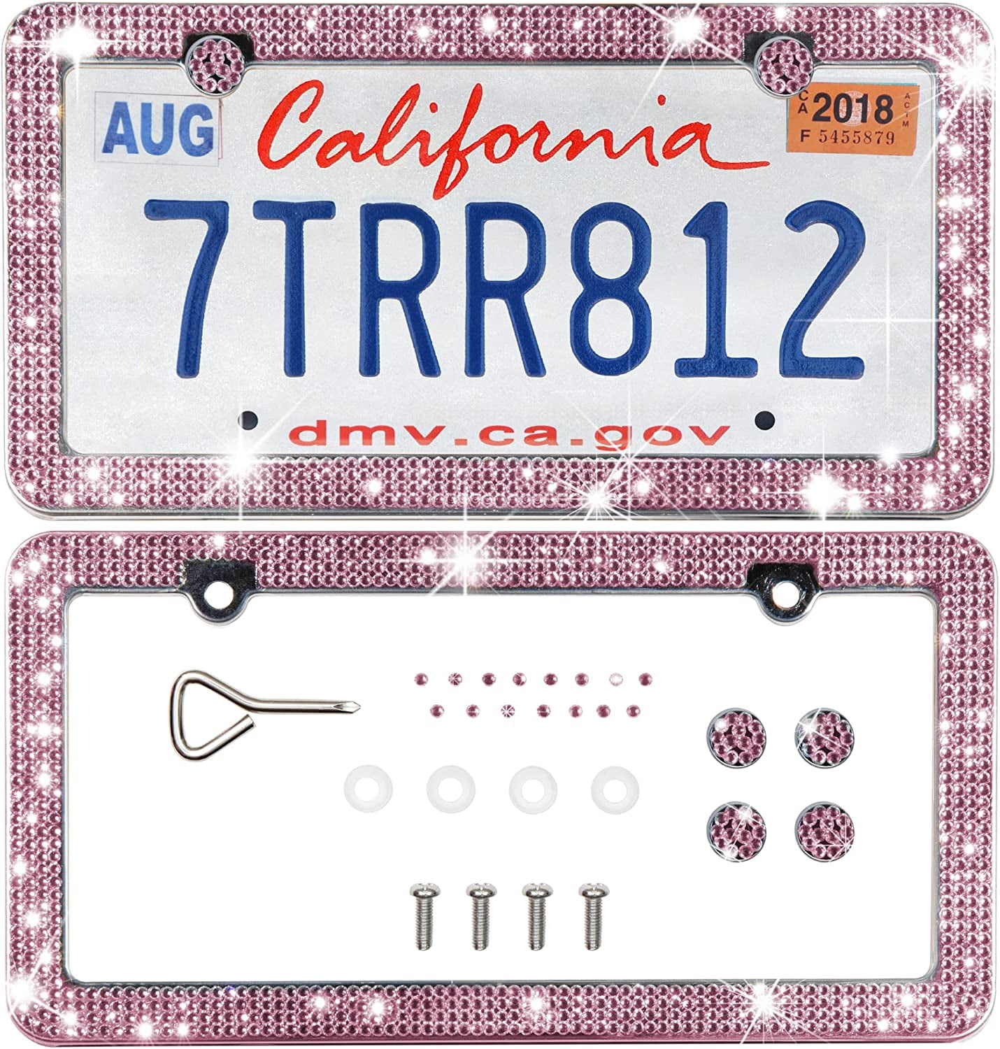 Hippo Creation Luxury Handcrafted Rhinestone Glitter Sparkle License