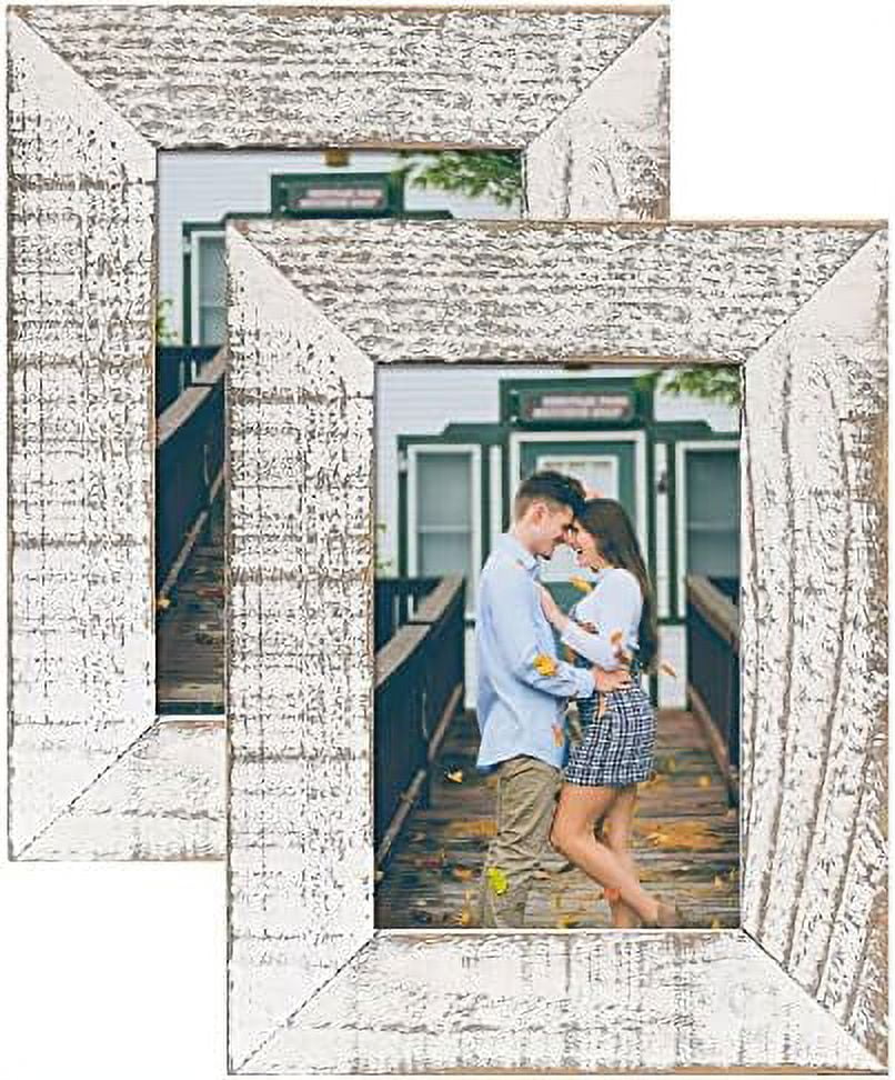 Handcrafted Rustic Wooden Picture Frames With Real Glass To Display 4 X Handcrafted rustic wooden picture frames with real glass to display 4 x