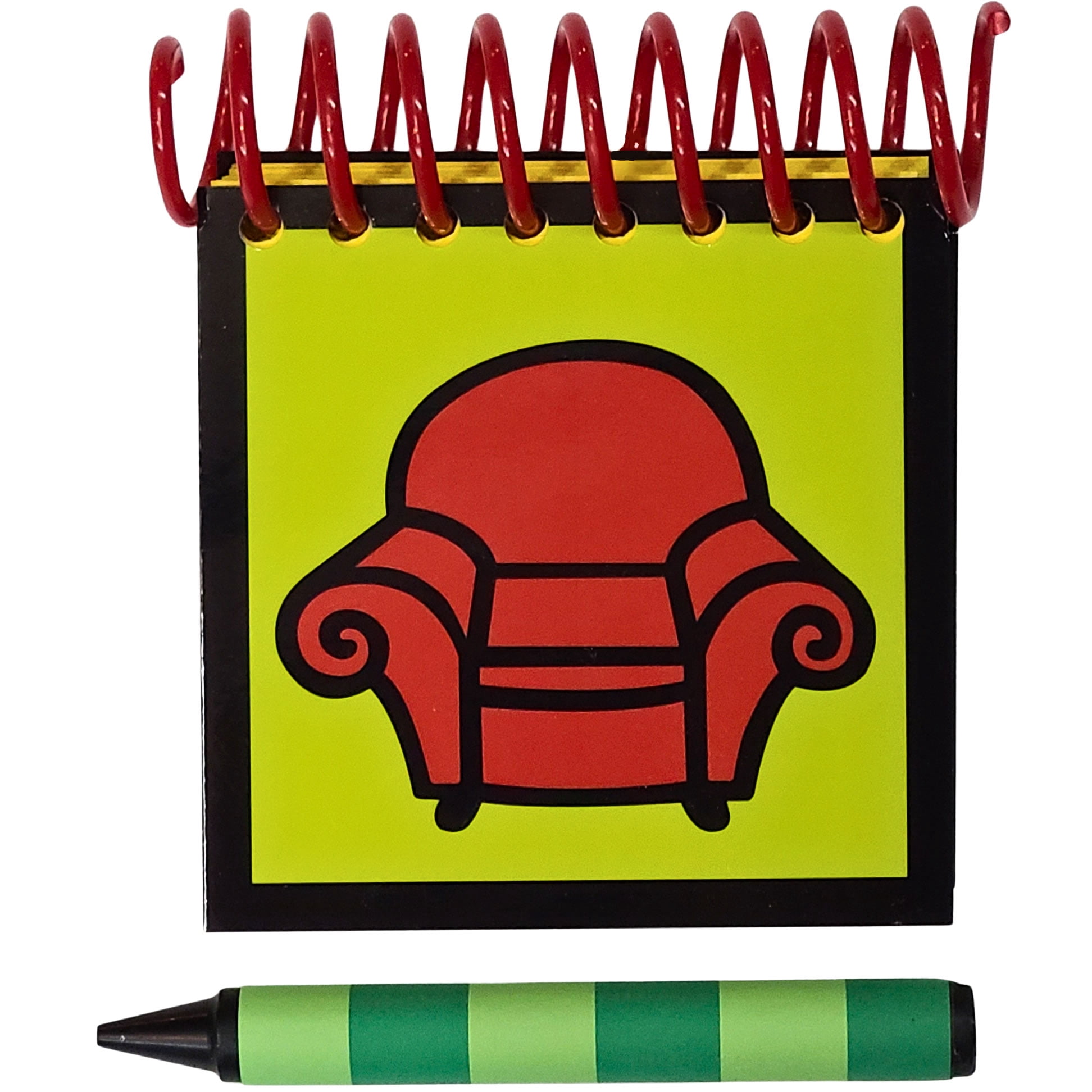 Handcrafted STEVE Handy Dandy Notebook and Crayon