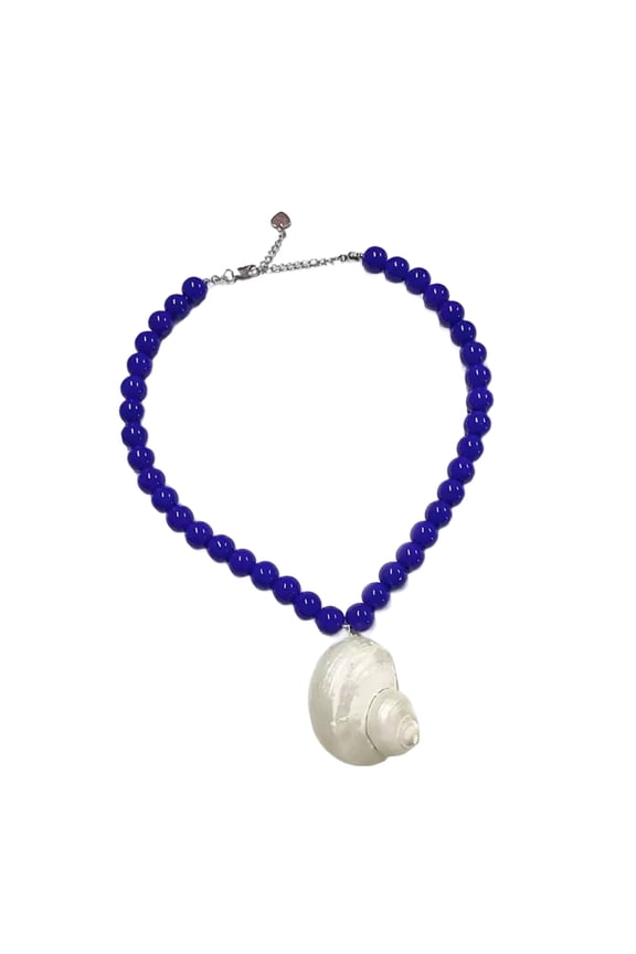 Handcrafted Shell Jewelry Necklace Beach Inspired Collarbone Chain Beads Thoughtful Gift for Travel Lovers Birthdays