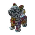 thumbnail image 1 of Handcrafted Stained Glass Dog Lamp, Multicolor Mosaic Night Light for Home Decor, Unique Gift for Dog Lovers & Art Enthusiasts, 6 Inch, 1 of 8