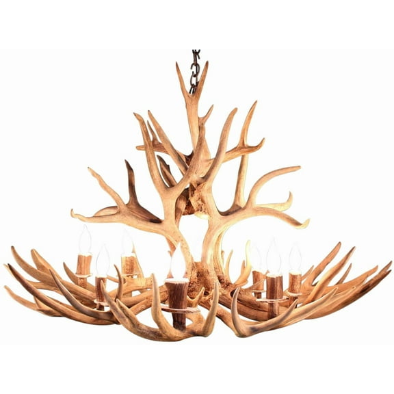 Handcrafted Texas Antler Chandelier-Rustic Elegance