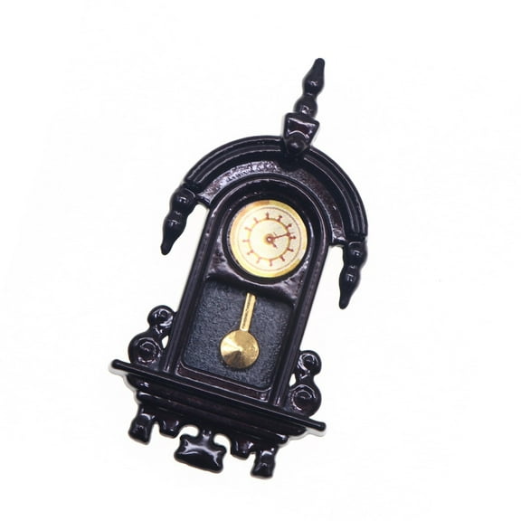 Handcrafted Tiny Adjustable Retro Clock Metal Working Hands Great For houses & Collections