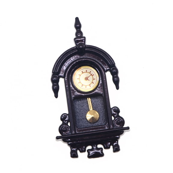 Handcrafted Tiny Adjustable Retro Clock Metal Working Hands Great For houses & Collections