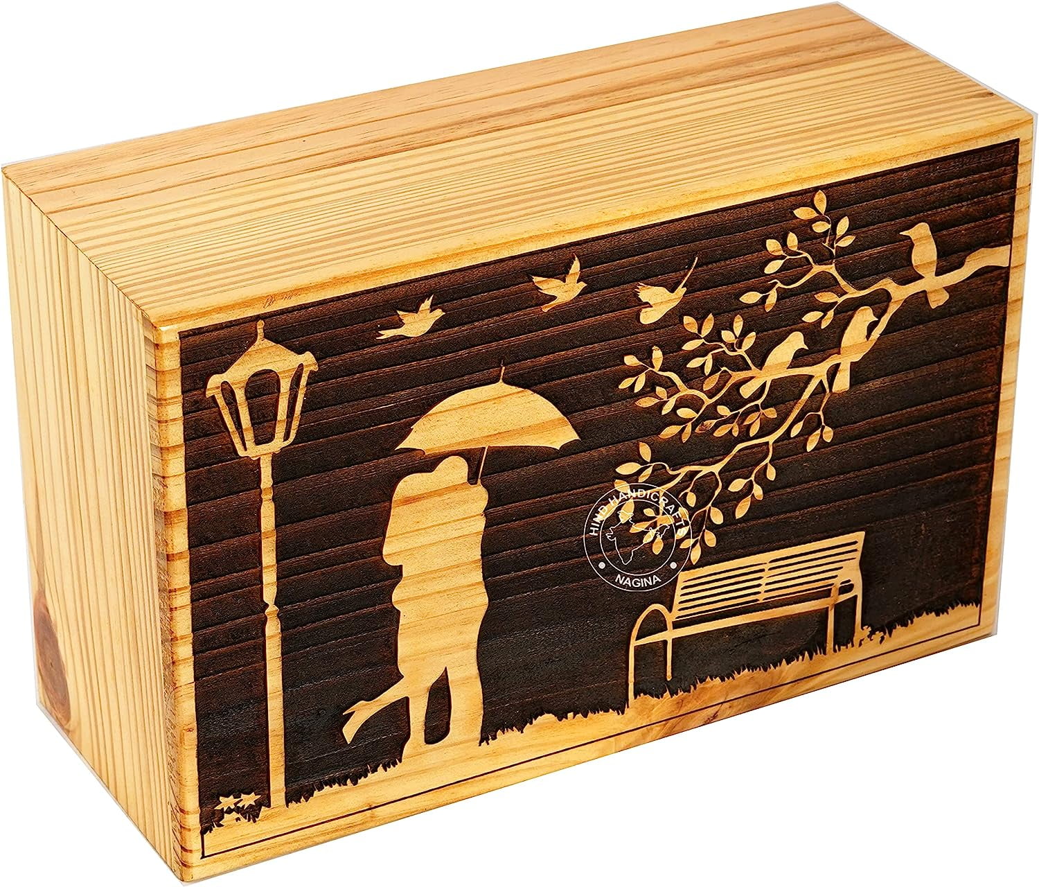 Handcrafted Tree of Life Wooden Cremation Urns for Human Ashes Adult