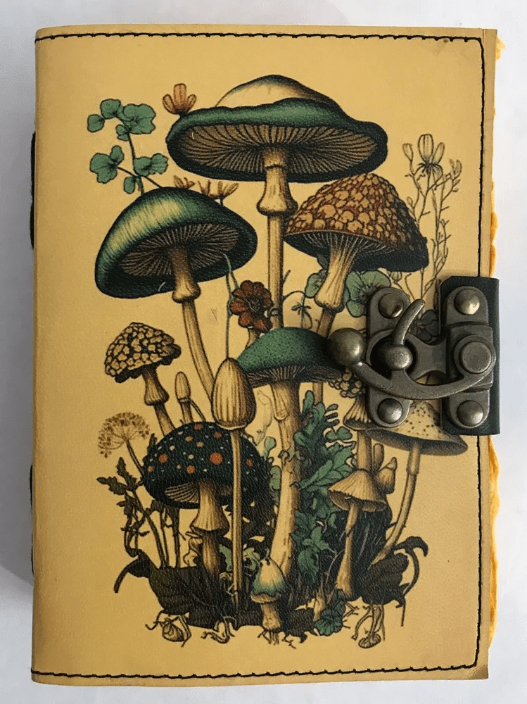 Handcrafted Vintage Leather Poetry Journal – 7x5, 200 Pages