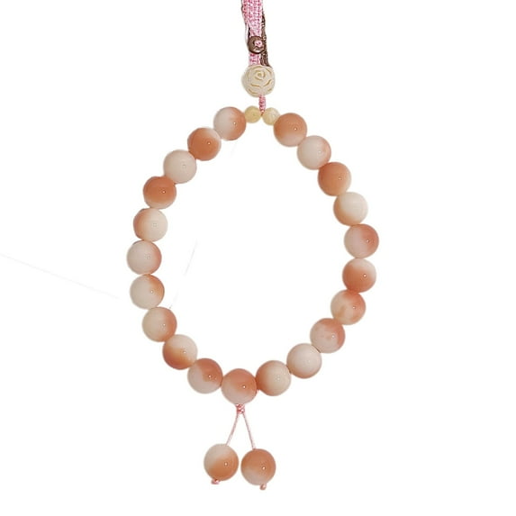 Handcrafted Violet Car Pendant for Rearview Mirror - Elegant Decoration and Unique Design