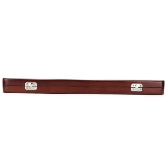 Handcrafted Wooden Baton Storage Box Round Corner Protective Case for Band Music Conducting Rod