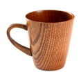 thumbnail image 1 of Handcrafted Wooden Coffee Mug with Handle Natural Wood Tea Cup Insulated Beer Stein Durable Eco Friendly Drinking Mug for Hot Cold Beverages Office Home B, 1 of 9