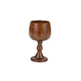thumbnail image 1 of Handcrafted Wooden Goblet Chalice Cup 5 oz Jujube Wood Wine Goblet for Communion Cups, Chalice Goblet Wooden Cup for Churches, Home, Rustic Kitchen and Gift, 1 of 10