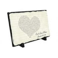 thumbnail image 1 of Handcrafted and Personalized Wedding or Anniversary Gift - Slate Plaque (16"x10"), 1 of 3