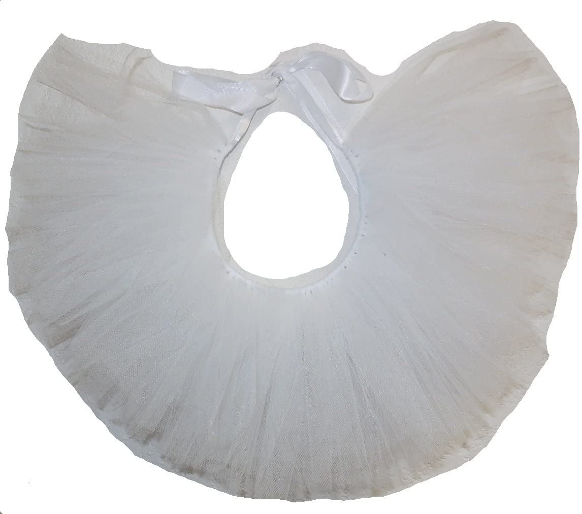 View of Handcrafted in White Tulle Tutu for Extra Large Dogs - Walmart.com
