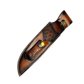 Handcrafted1eatherBlade Cover Cutter Sheath Strong Construction For Fixed