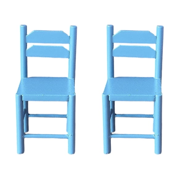 Handcrafts Doll House Dining Chair Model Figure for 1/12 Scale Doll House Kitchen Scene Display Setting Furniture