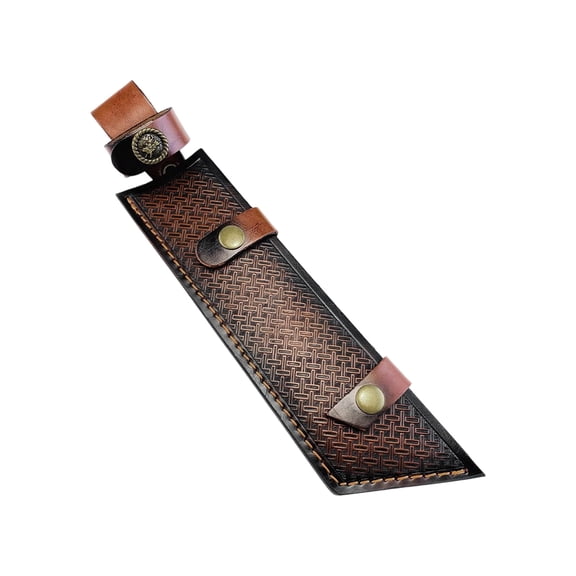 Handcrafts Top Grains Leather Knives Sheath Protector For Small Straight Blade Waterproof Hiking Hunting Accessories