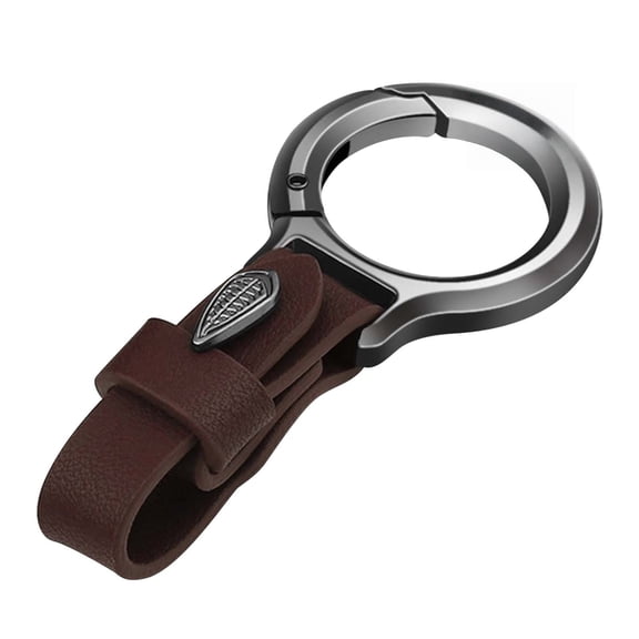 Handcuff Keychain Leather Strap Metal Car Key Ring FashionableKey for Men Women Gift for Birthday