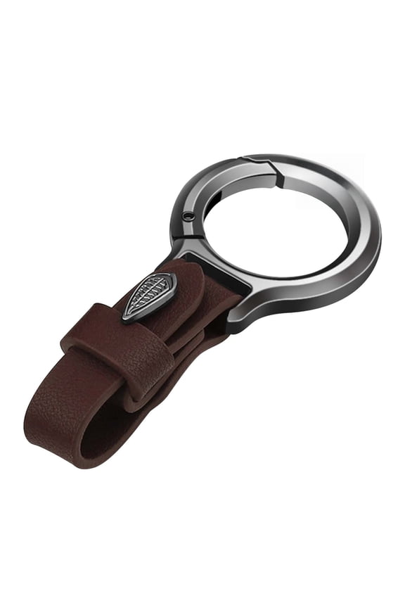 Handcuff Keychain Leather Strap Metal Car Key Ring FashionableKey for Men Women Gift for Birthday