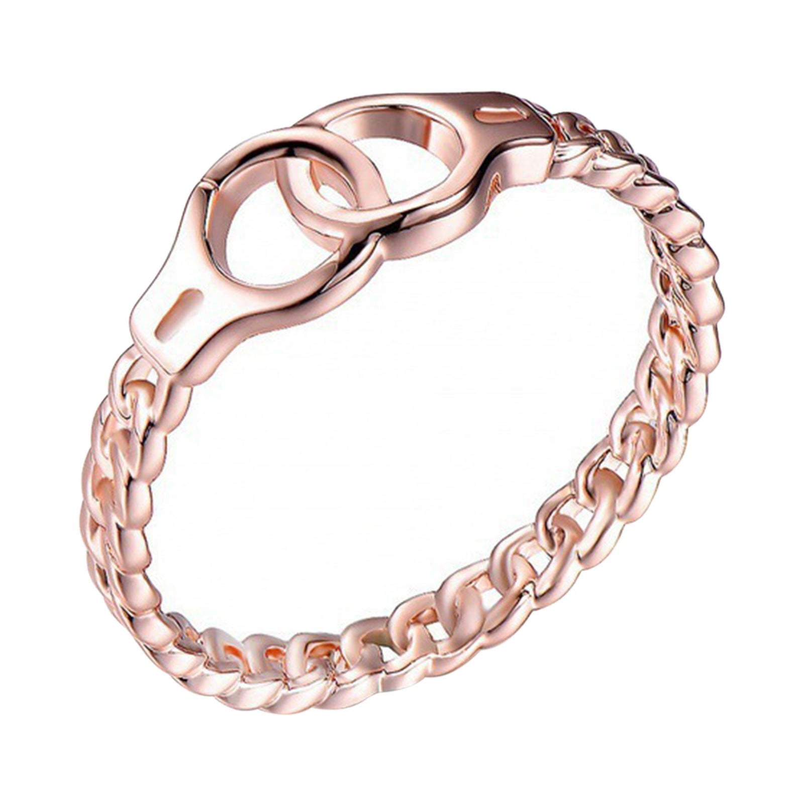 Handcuff Ring A Sexy Ring Fashion Temperament Jewelry Real Gold ...