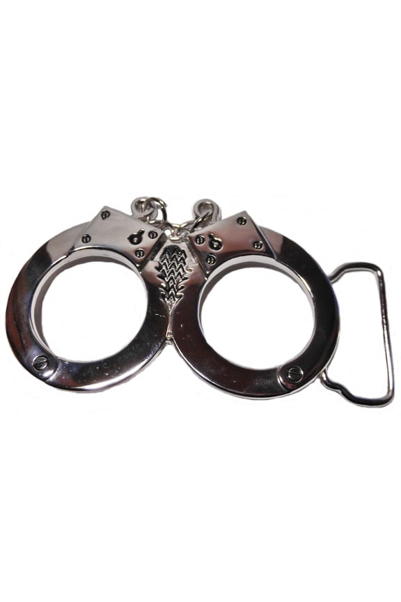 Handcuff Themed Metal Belt Buckle