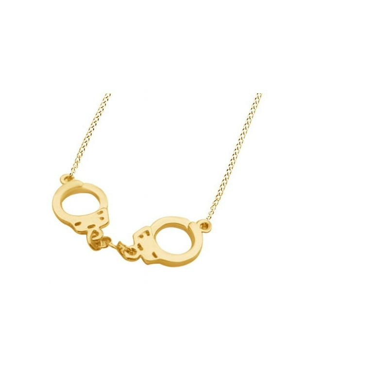 14k gold handcuff necklace deals